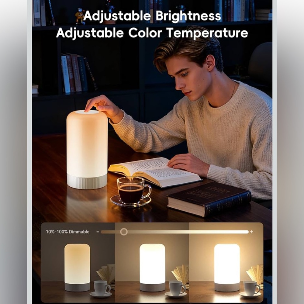 Color-Changing LED Smart Table Lamp - Picture 6 of 7
